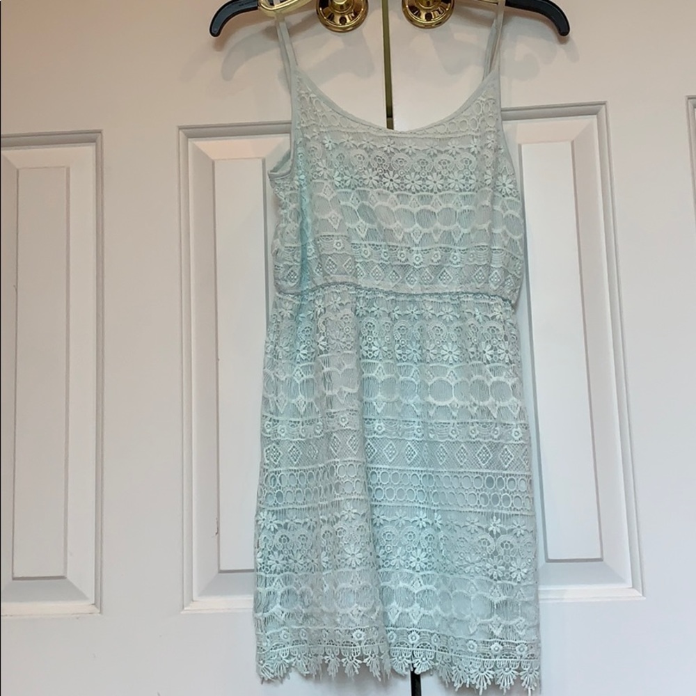 Mint Lace Dress